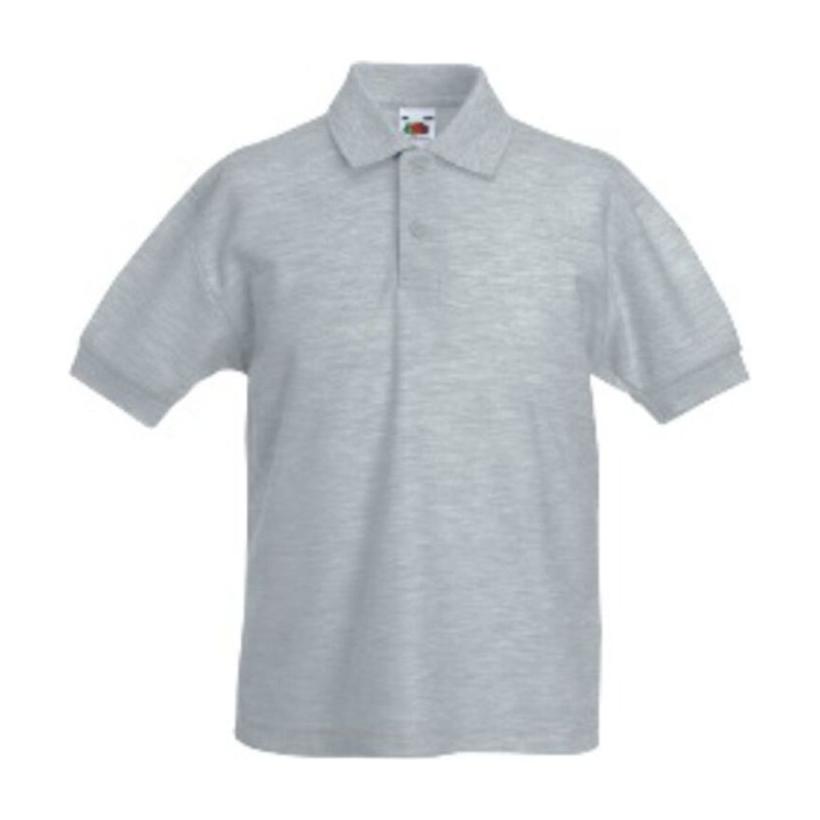 Tricou Polo pentru copii Pique Gri 14 - 15 ani
