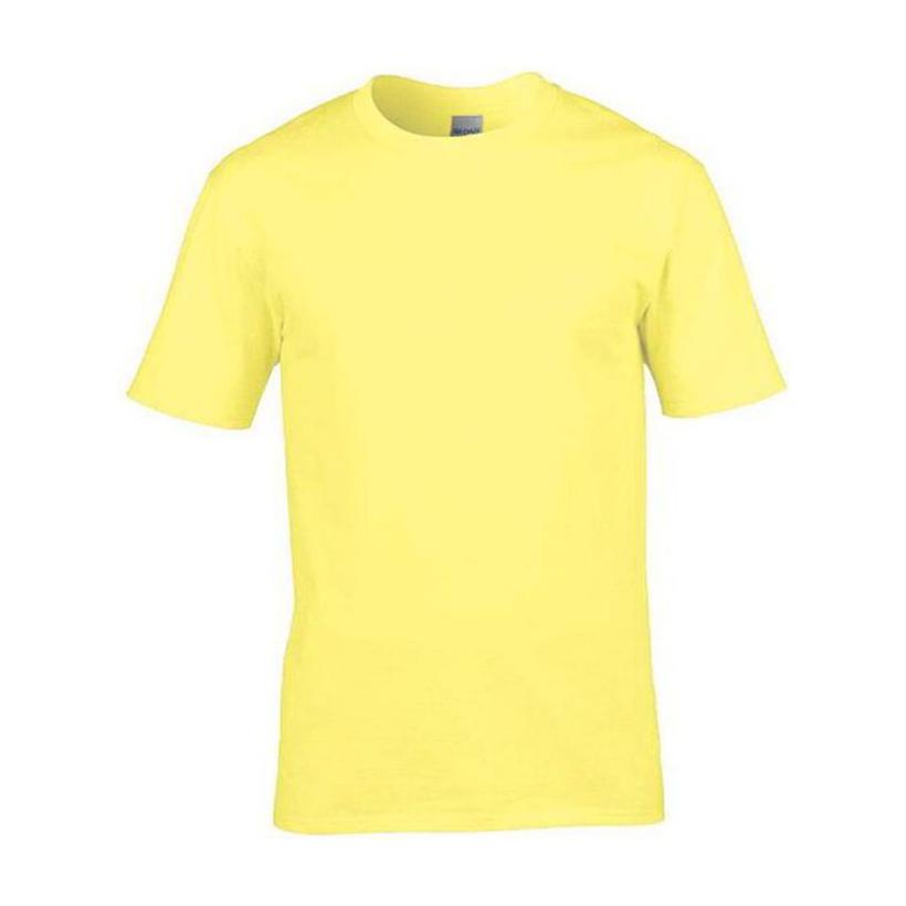 Tricou pentru adulți din bumbac Premium Galben XL