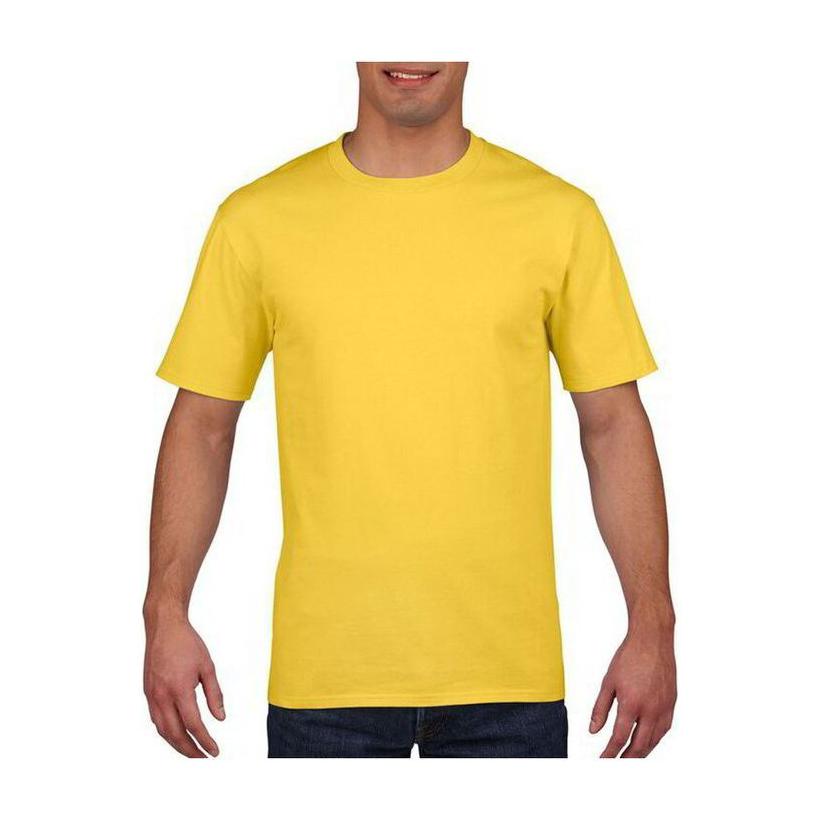 Tricou pentru adulți din bumbac Premium Galben XL