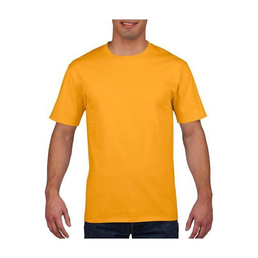 Tricou pentru adulți din bumbac Premium Galben XL