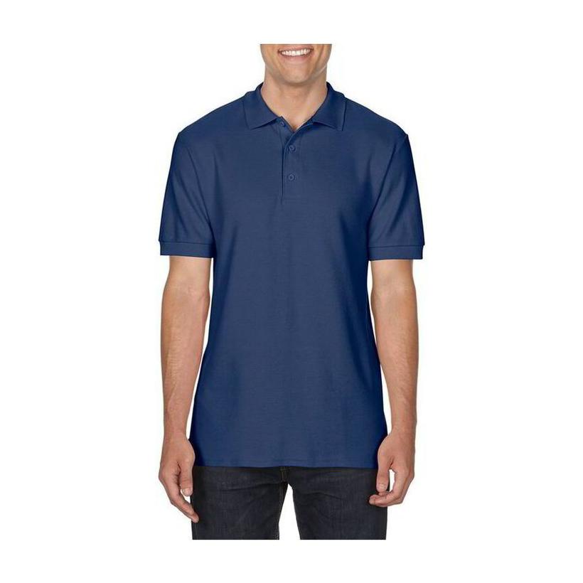 Tricou pentru adulți Polo din bumbac Premium Albastru S