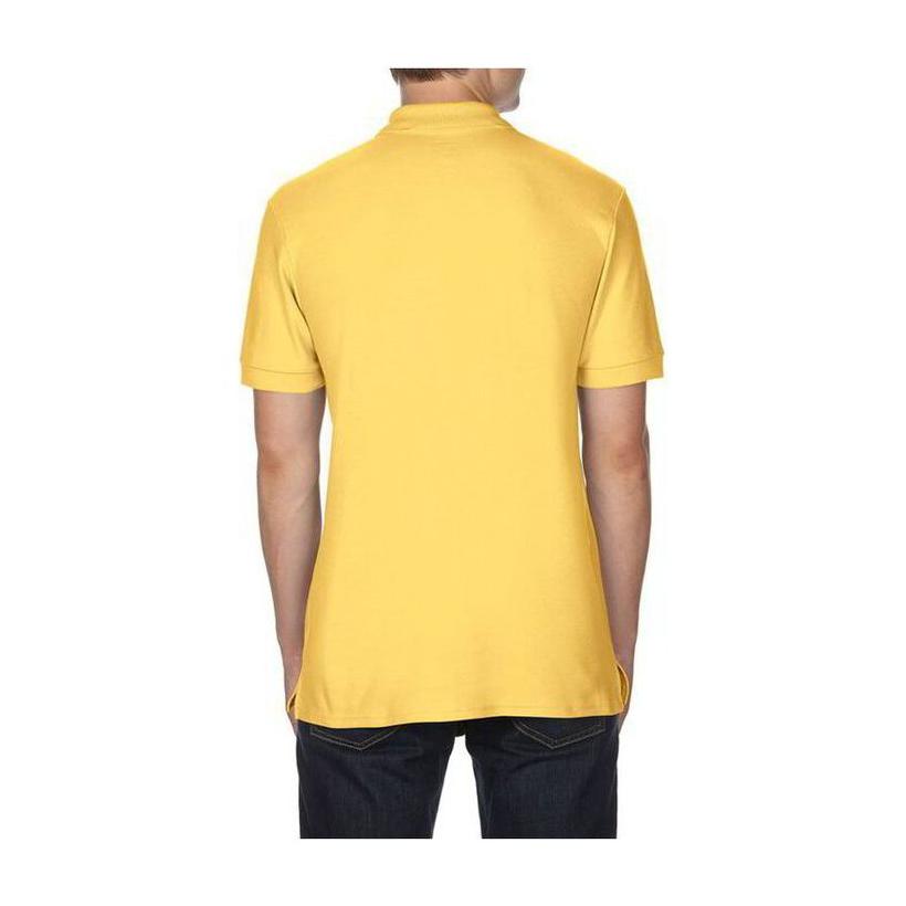 Tricou pentru adulți Polo din bumbac Premium Galben XL