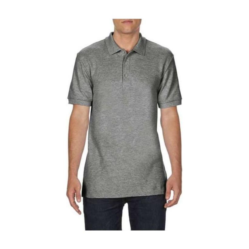 Tricou pentru adulți Polo din bumbac Premium Gri XL