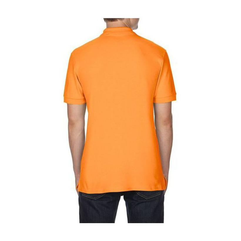 Tricou pentru adulți Polo din bumbac Premium Portocaliu XL