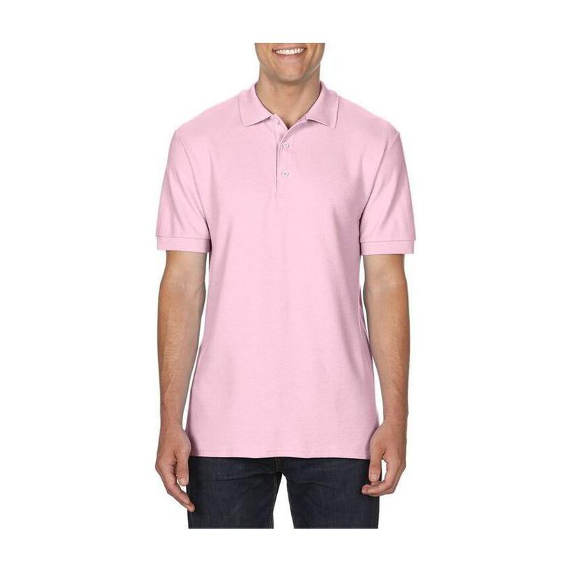 Tricou pentru adulți Polo din bumbac Premium Roz