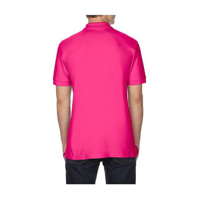 Tricou pentru adulți Polo din bumbac Premium Roz XL