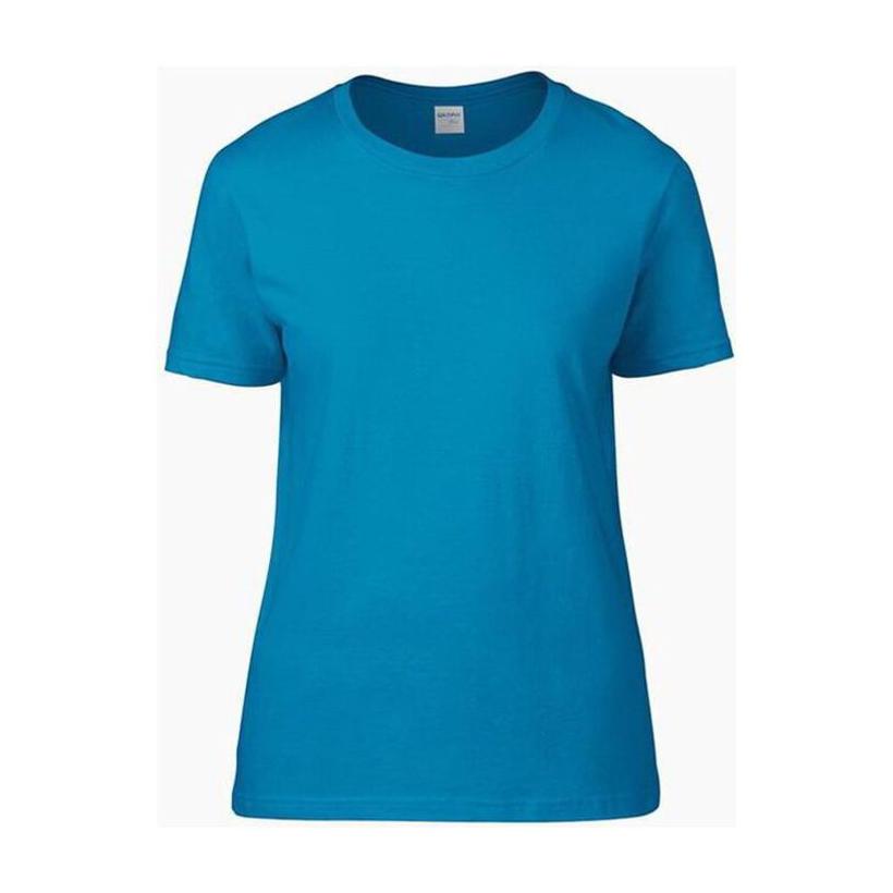 Tricou din bumbac pentru femei Premium Albastru M