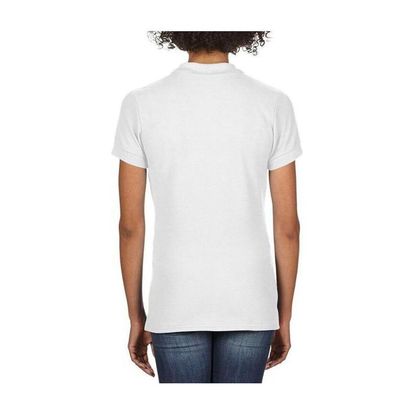 Tricou Polo pentru femei din bumbac Premium Alb XL
