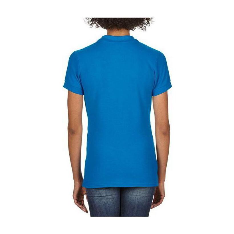 Tricou Polo pentru femei din bumbac Premium Albastru XL