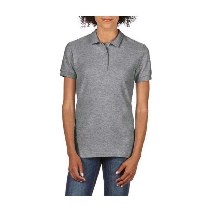 Tricou Polo pentru femei din bumbac Premium Gri
