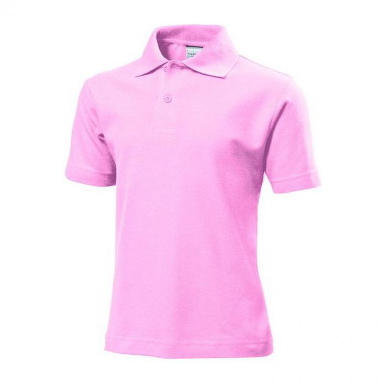 Tricou Polo pentru copii Roz XS