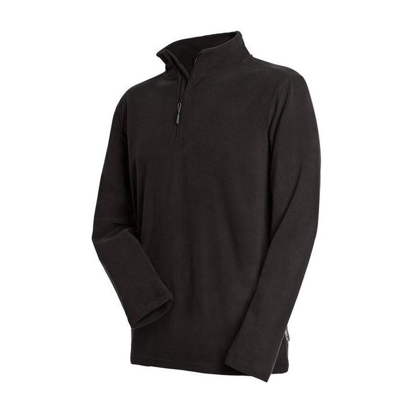 Jachetă Fleece Active cu fermoar Negru XL