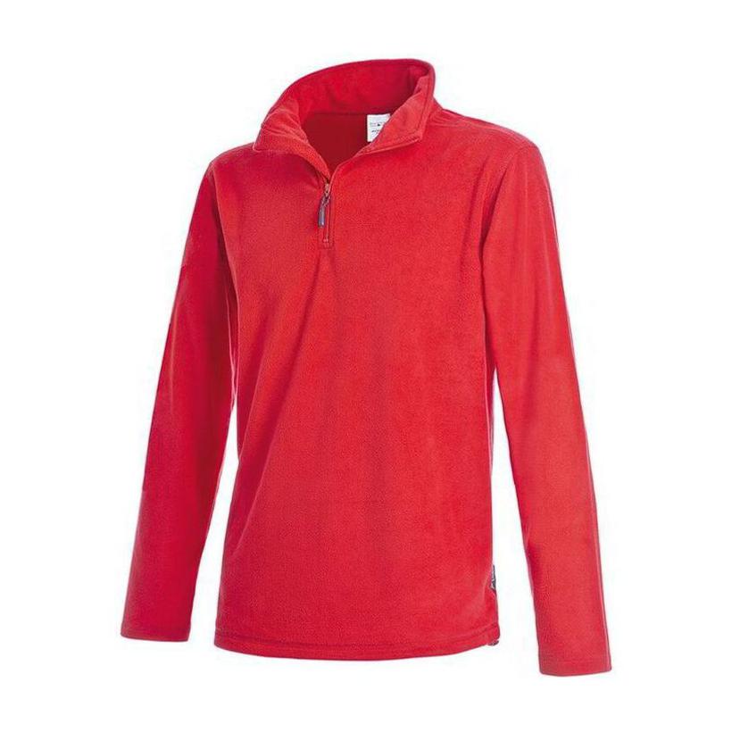 Jachetă Fleece Active cu fermoar Rosu L