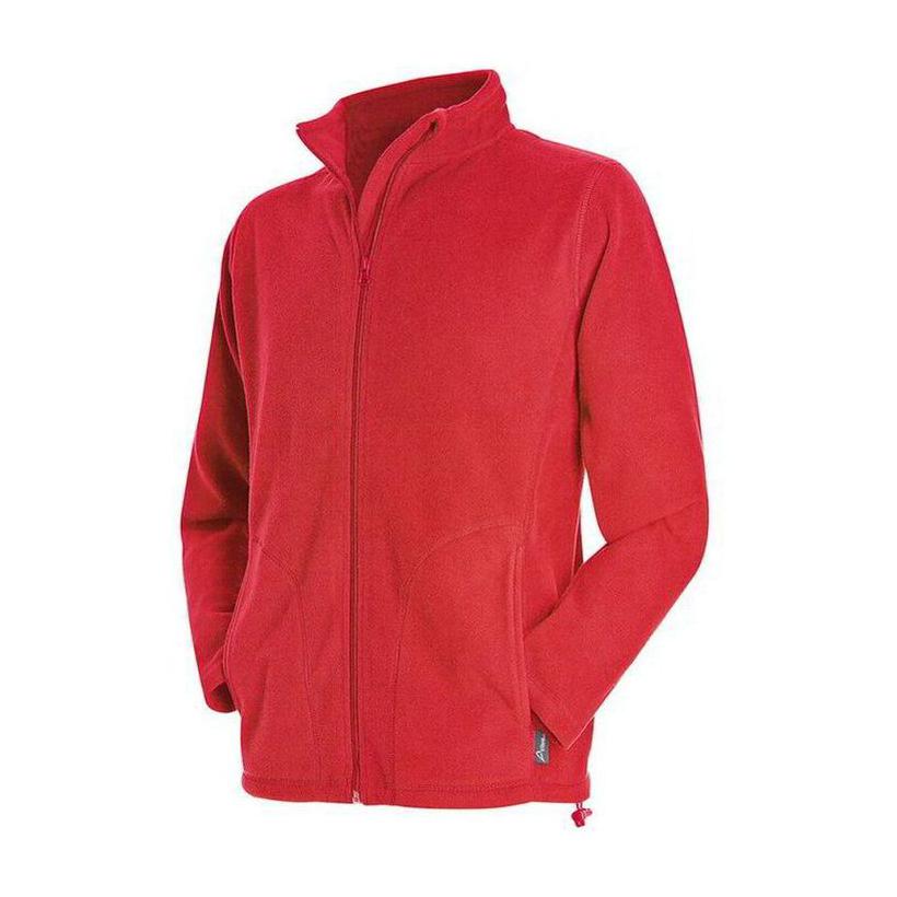 Jachetă Fleece Rosu XL