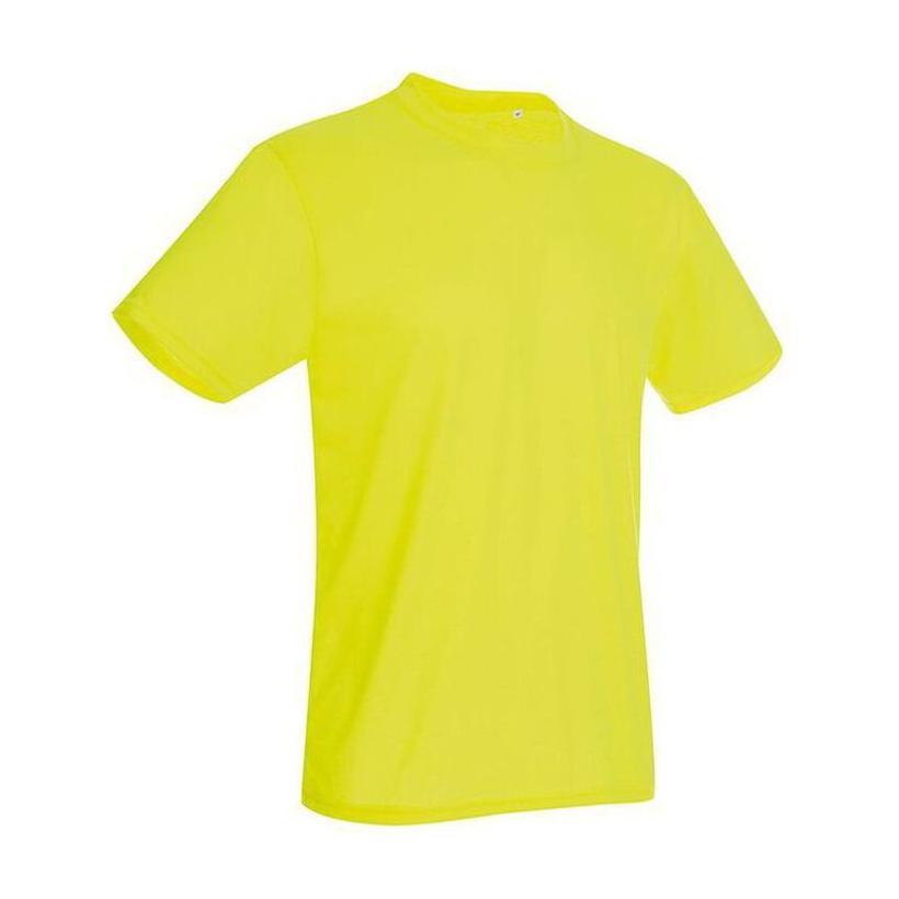 Tricou din bumbac Active Touch Galben S