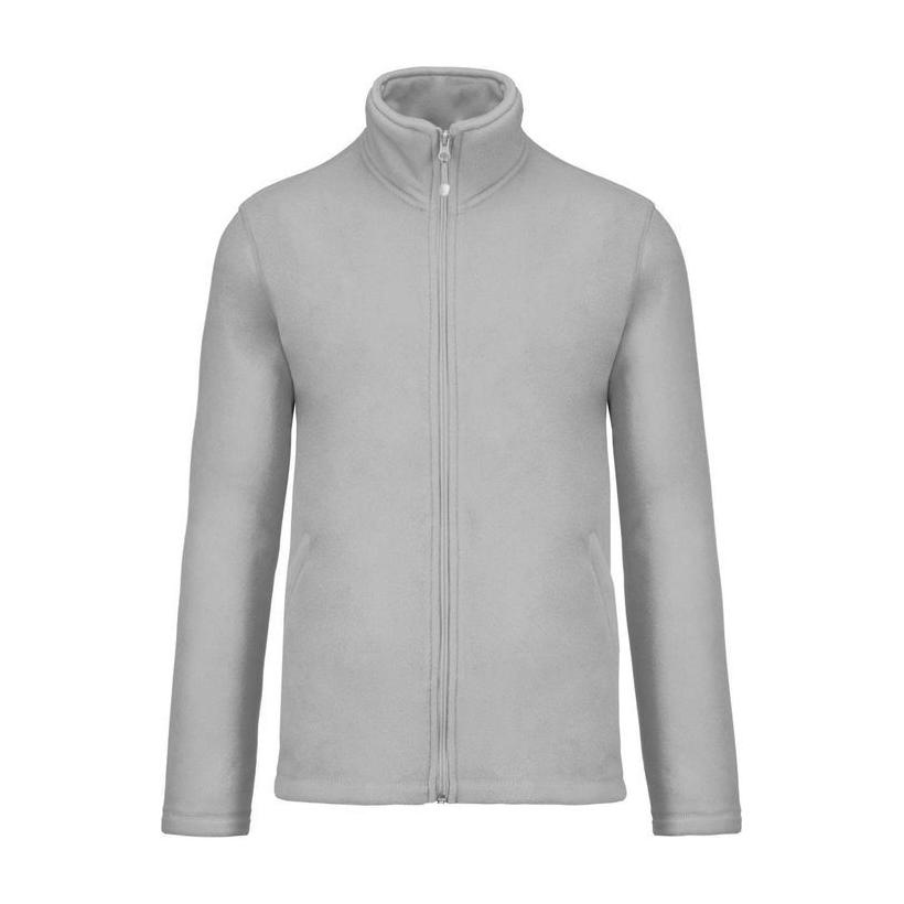 Jachetă micro fleece cu fermoar - Falco Snow Grey 3XL