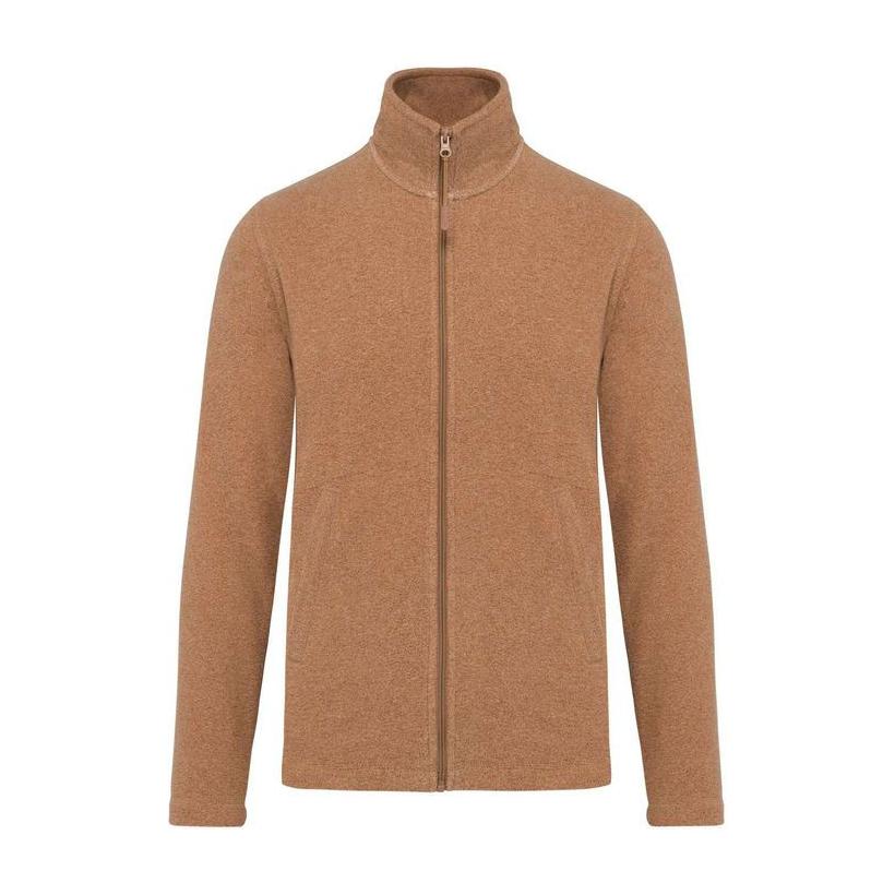 Jachetă micro fleece cu fermoar - Falco Camel Heather