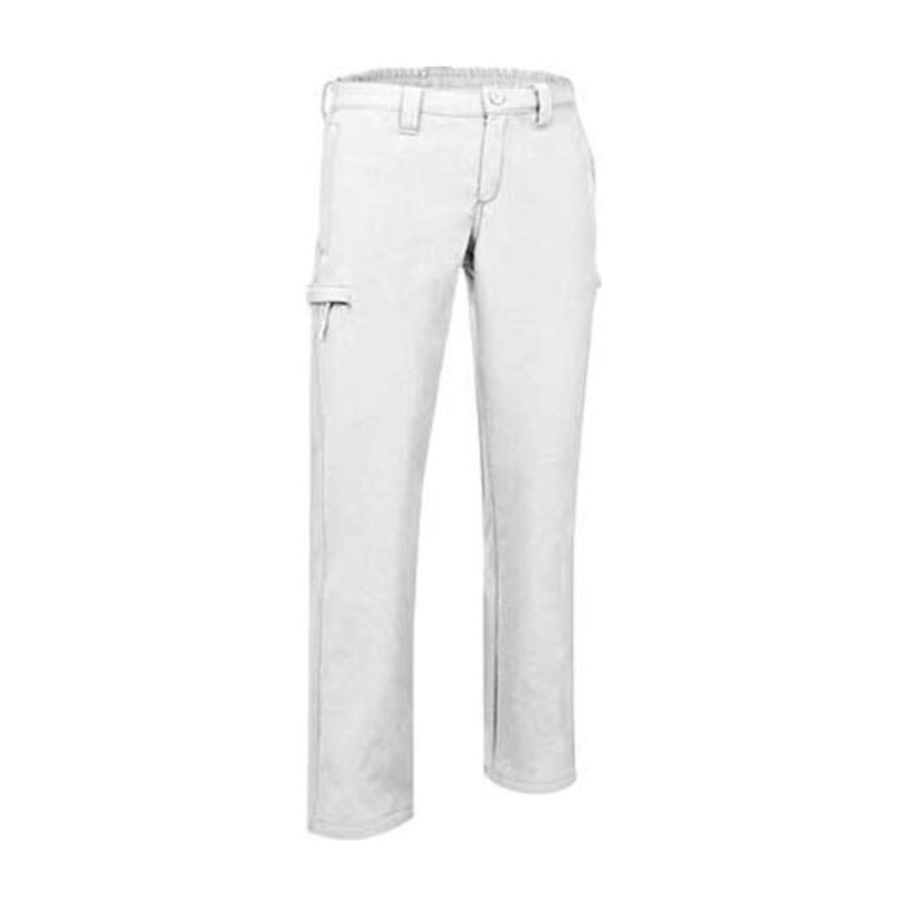 Pantaloni Softshell Rugo alb XL