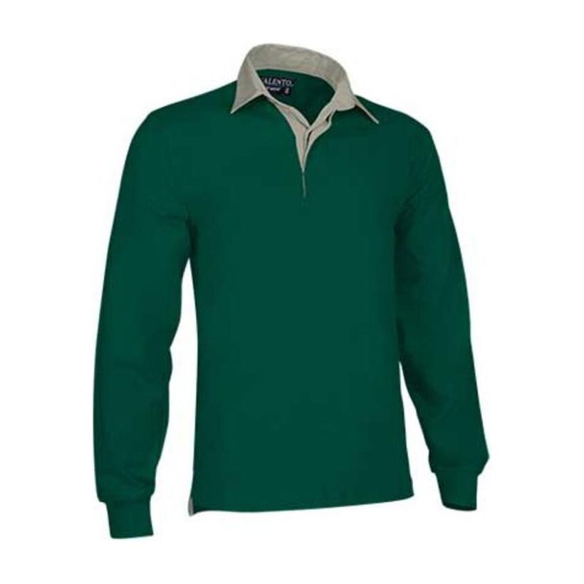 Rugby Poloshirt crum Verde