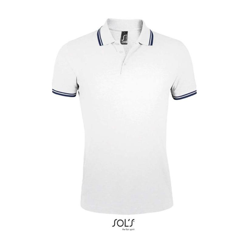 Tricou Polo pentru bărbați Solo's Pasadena Alb M