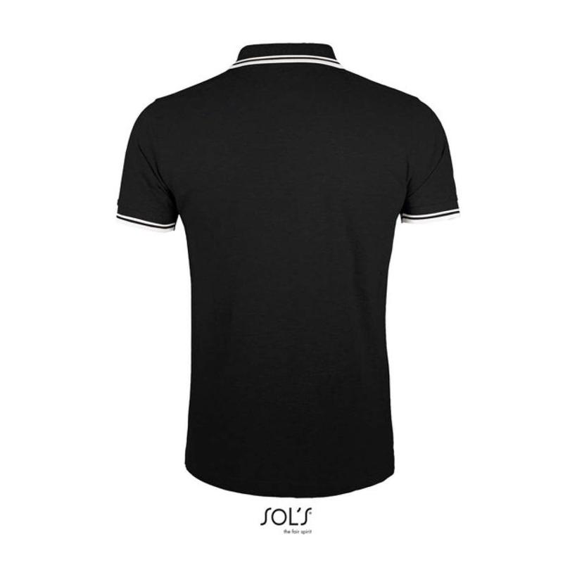 Tricou Polo pentru bărbați Solo's Pasadena Negru XL