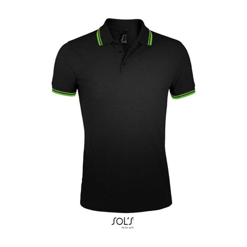 Tricou Polo pentru bărbați Solo's Pasadena Negru XXL