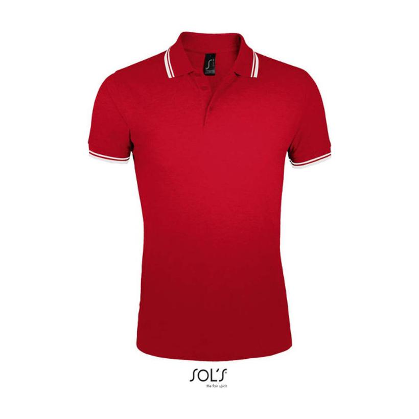 Tricou Polo pentru bărbați Solo's Pasadena Rosu XXL
