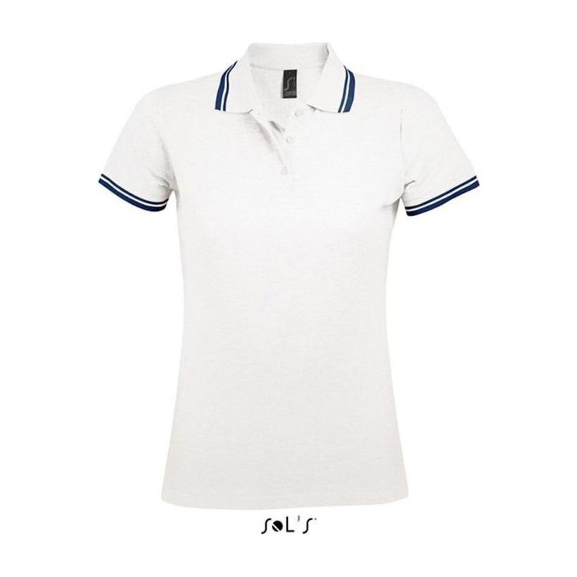 Tricou Polo pentru femei Solo's Pasadena White
