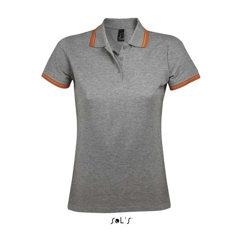 Tricou Polo pentru femei Solo's Pasadena Gri XXL