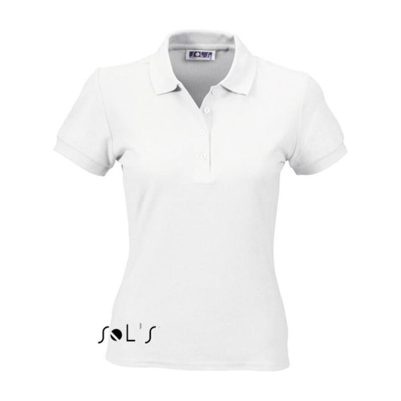 Tricou Polo pentru femei Sol's People Alb