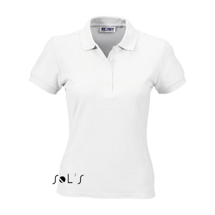 Tricou Polo pentru femei Sol's People alb XL
