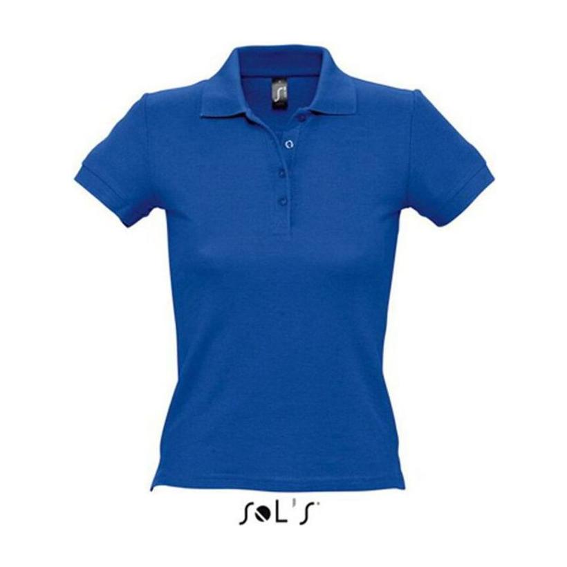 Tricou Polo pentru femei Sol's People Albastru