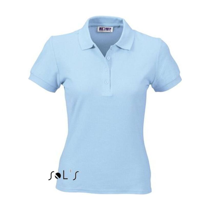 Tricou Polo pentru femei Sol's People Albastru