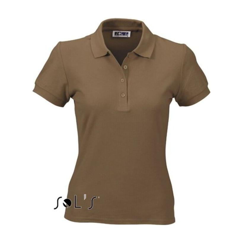 Tricou Polo pentru femei Sol's People Maro XL