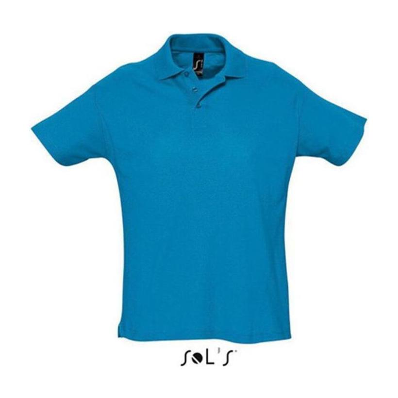 Tricou Polo pentru bărbați Solo's Summer Albastru XL