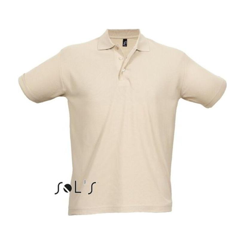 Tricou Polo pentru bărbați Solo's Summer Beige XS