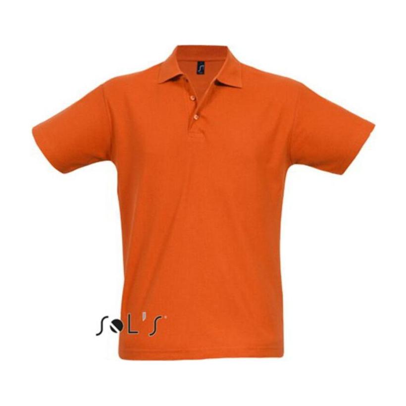 Tricou Polo pentru bărbați Solo's Summer Portocaliu XS