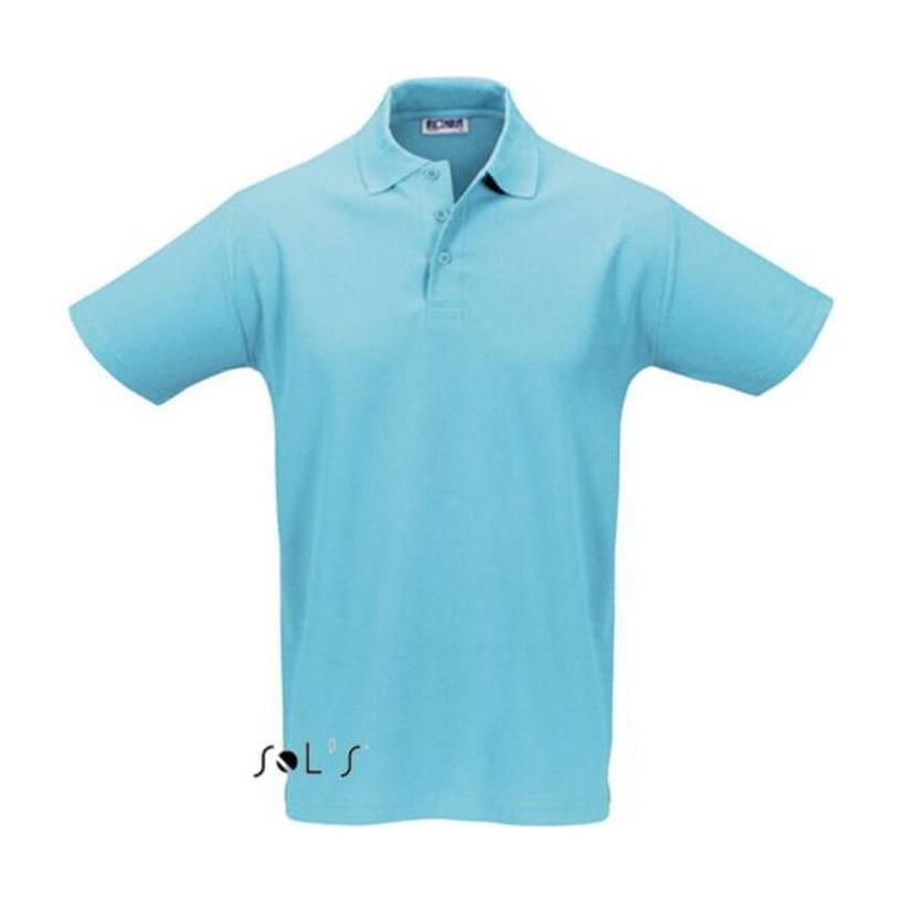 Tricou Polo pentru bărbați Sol's Spring Iimen's Pique Albastru L