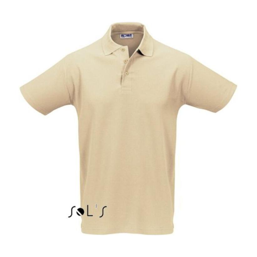 Tricou Polo pentru bărbați Sol's Spring Iimen's Pique Beige S