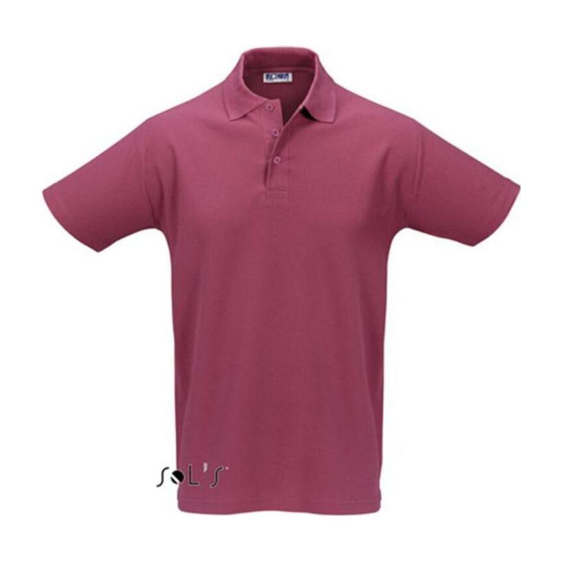 Tricou Polo pentru bărbați Sol's Spring Iimen's Pique Bordeaux