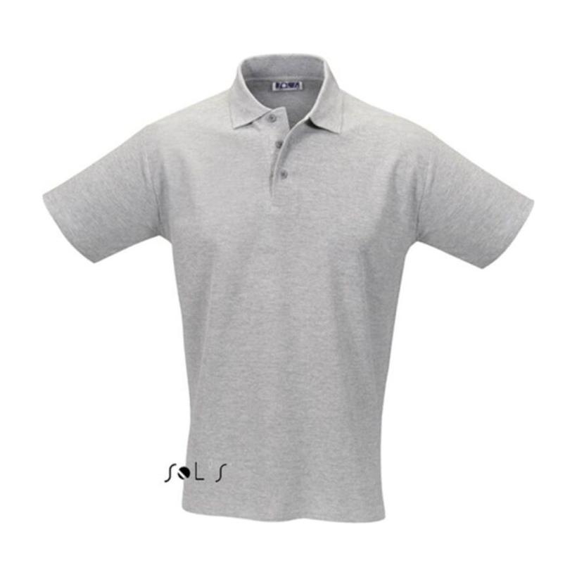 Tricou Polo pentru bărbați Sol's Spring Iimen's Pique Gri 3XL