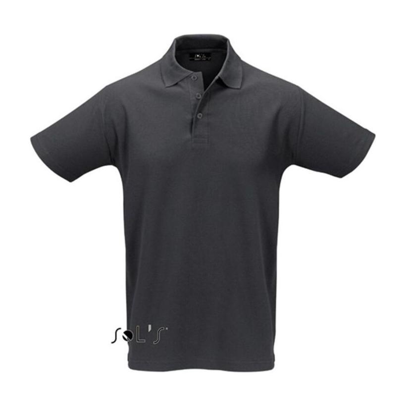Tricou Polo pentru bărbați Sol's Spring Iimen's Pique Gri XXL
