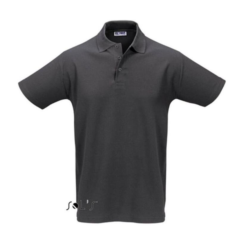 Tricou Polo pentru bărbați Sol's Spring Iimen's Pique Negru