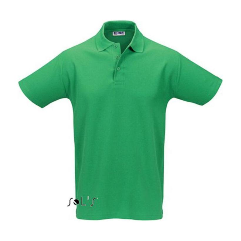 Tricou Polo pentru bărbați Sol's Spring Iimen's Pique Verde XXL