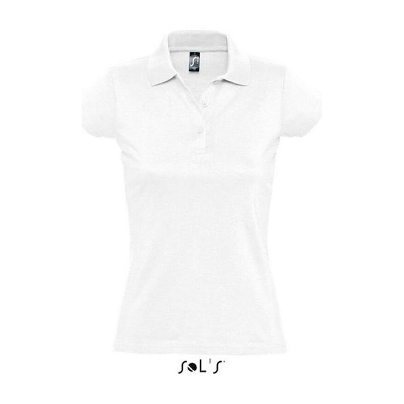 Tricou Polo pentru femei Prescott alb XL