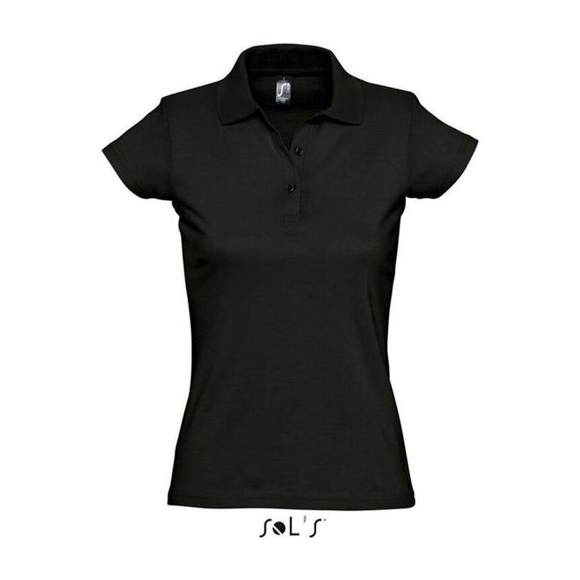 Tricou Polo pentru femei Prescott Negru