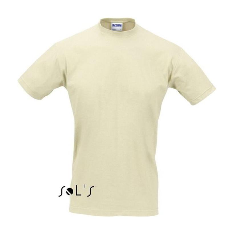 Tricou unisex cu guler rotund Sols Regent Beige XS