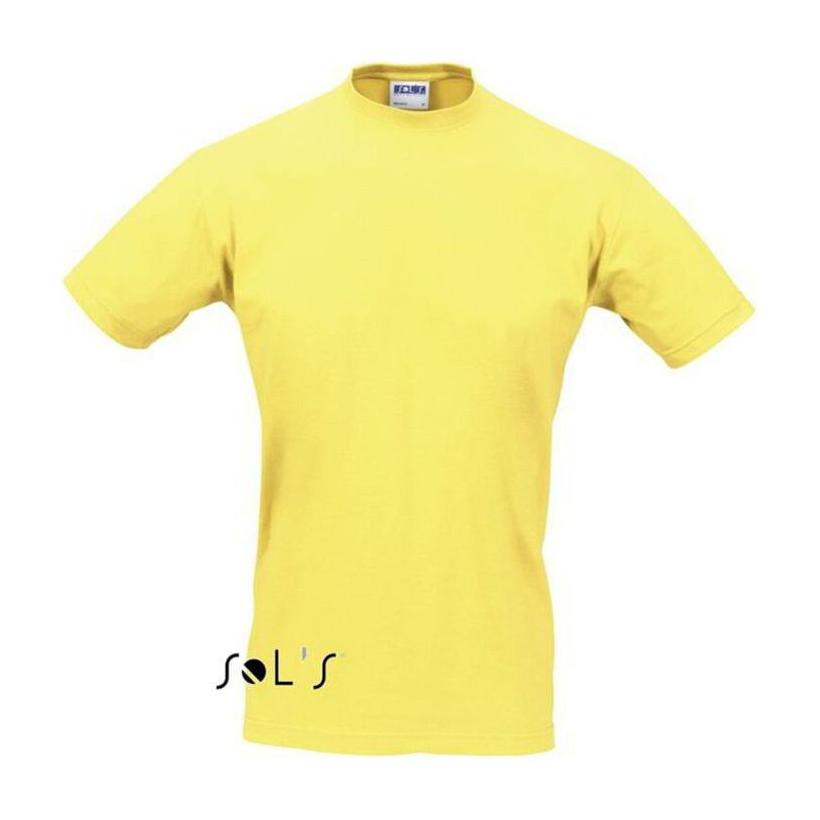 Tricou unisex cu guler rotund Sols Regent Gri XS