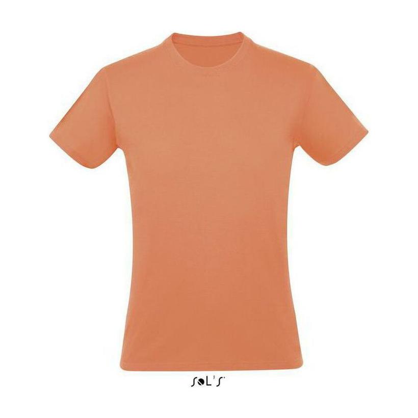 Tricou unisex cu guler rotund Sols Regent Portocaliu S