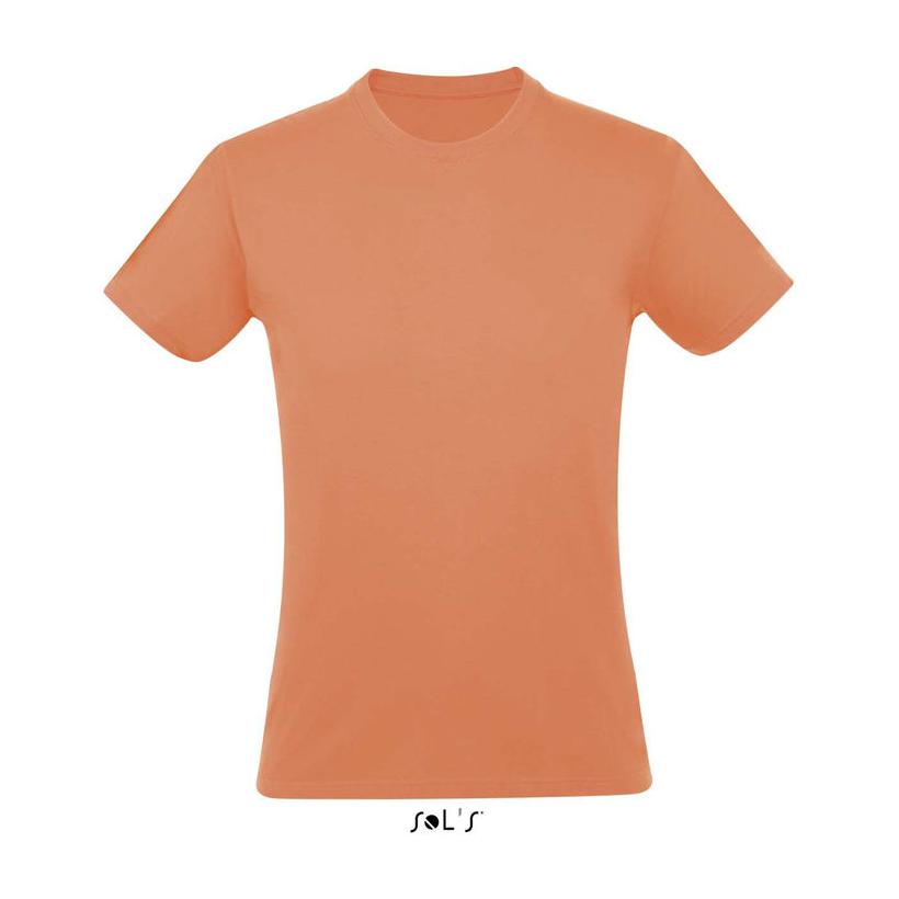 Tricou unisex cu guler rotund Sols Regent Portocaliu XXL